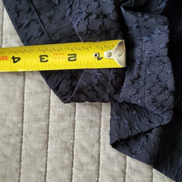 Moonlight Navy Blue Textured Sailor Shorts S/M - Picture 8 of 8